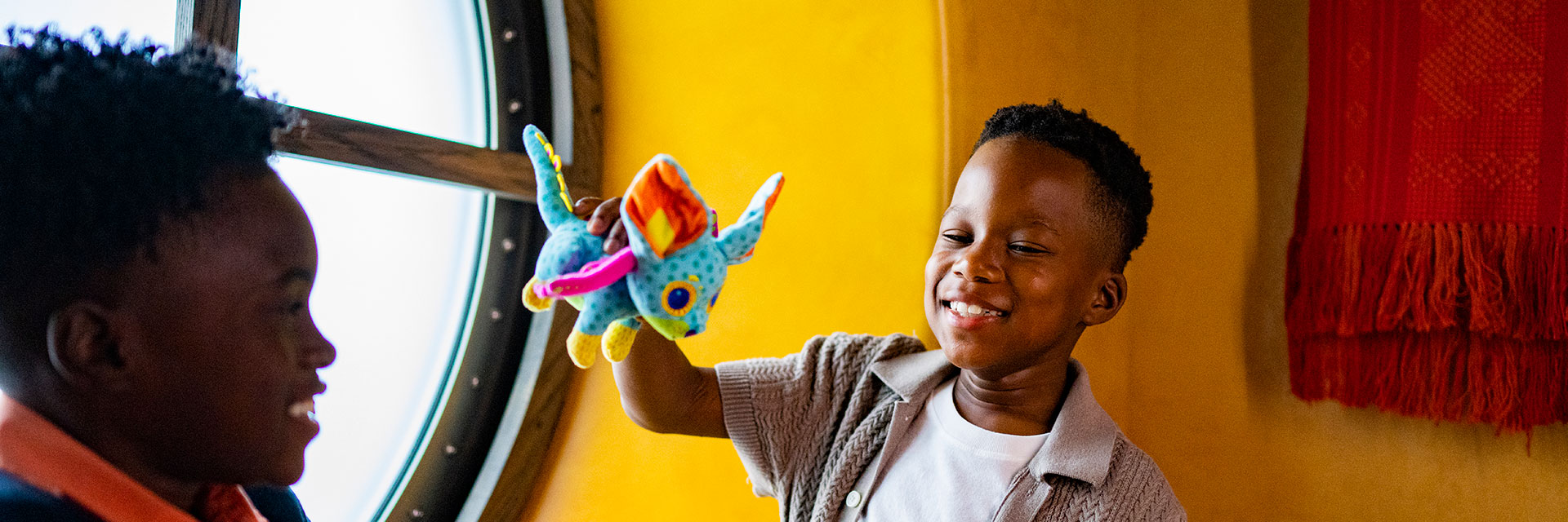 AA Two young boys on Treasure