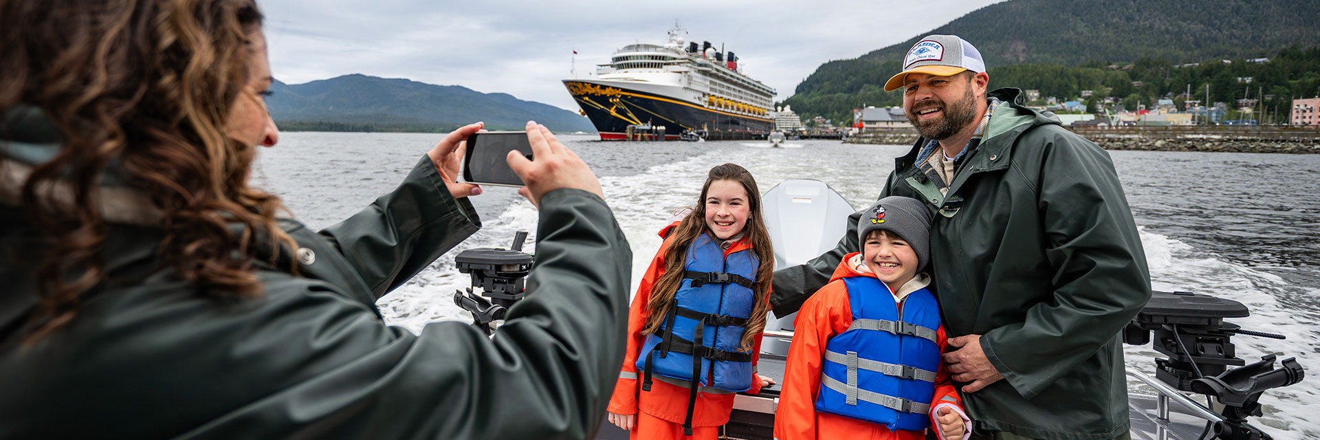 Family on Alaskan Cruise