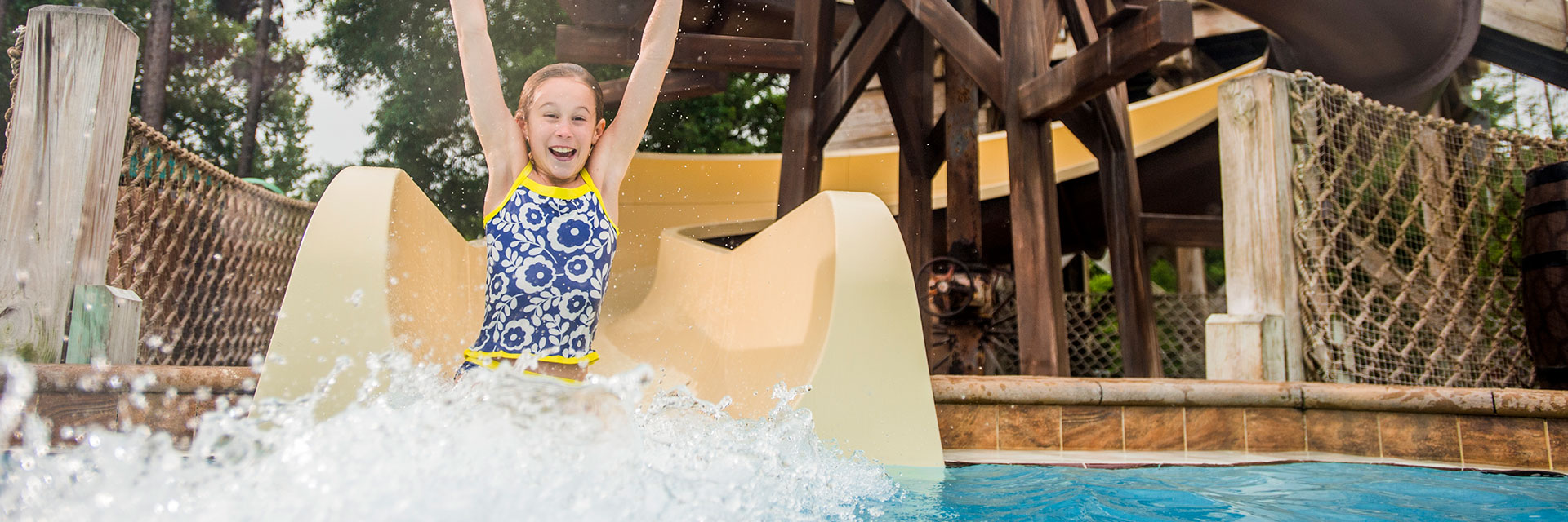 Fort Wilderness Pool Water Slide
