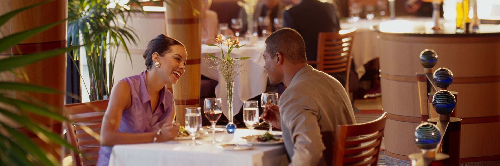 Couple dining