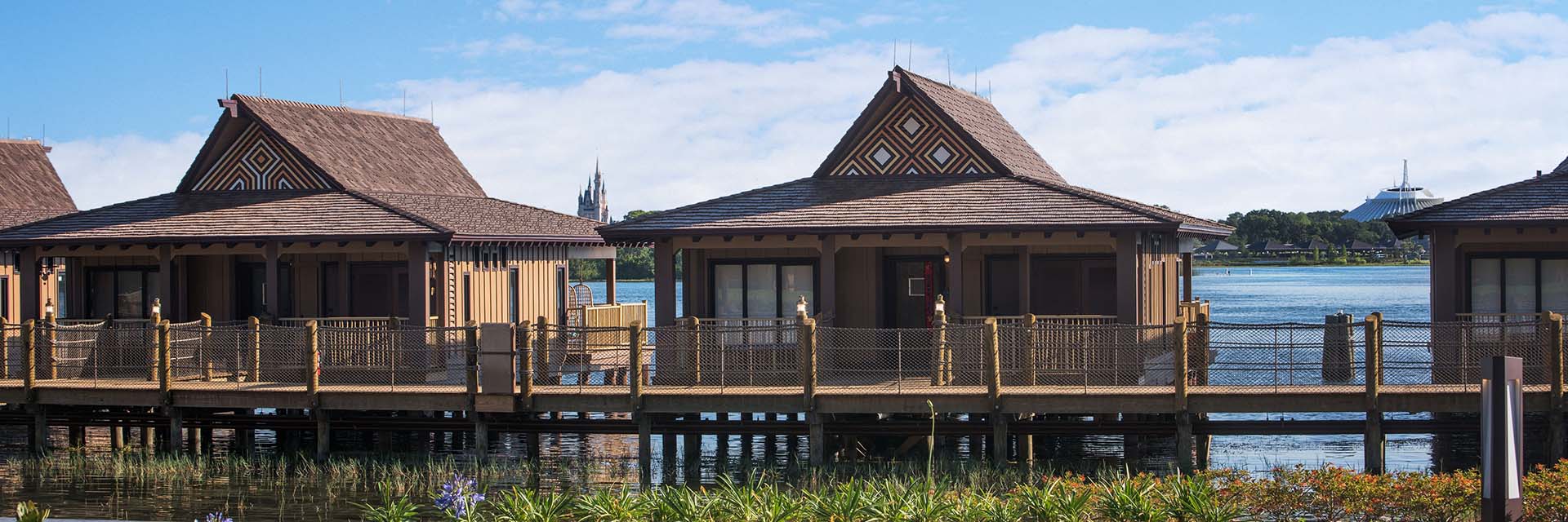 Polynesian Villas and Bungalows; MK in background