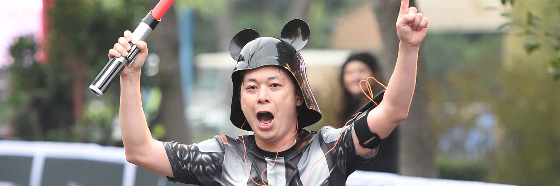 Man in Star Wars Race (Asian)