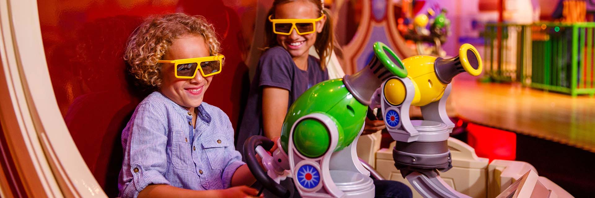 Brother and Sister; Toy Story Mania; Hollywood Studios; Toy Story Land