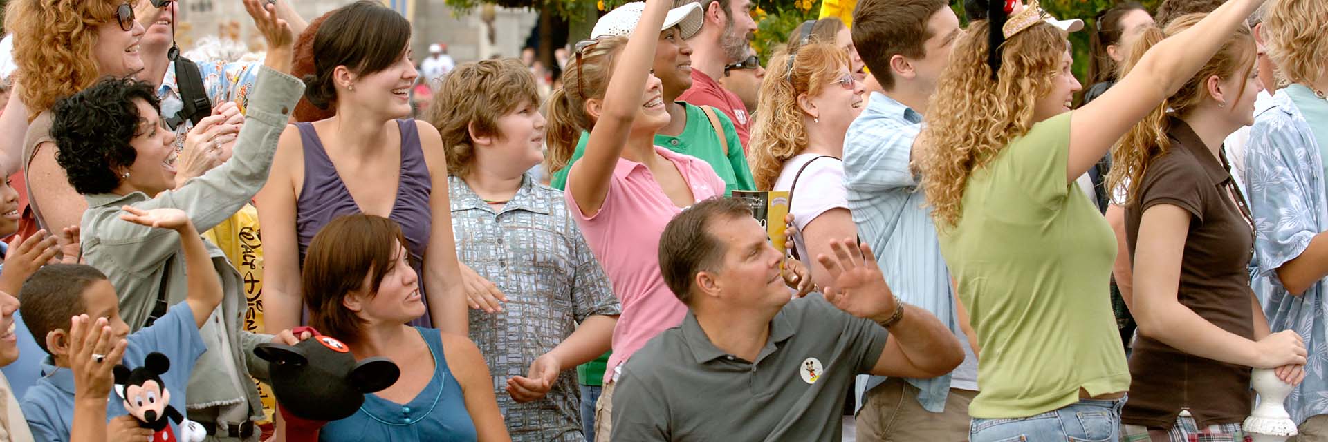 disabled man, wheel chair, parade, magic kingdom