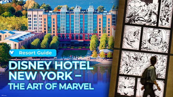 thumbnail image for Full Resort & Room Tour: Disney Hotel New York – The Art of Marvel at Disneyland Paris